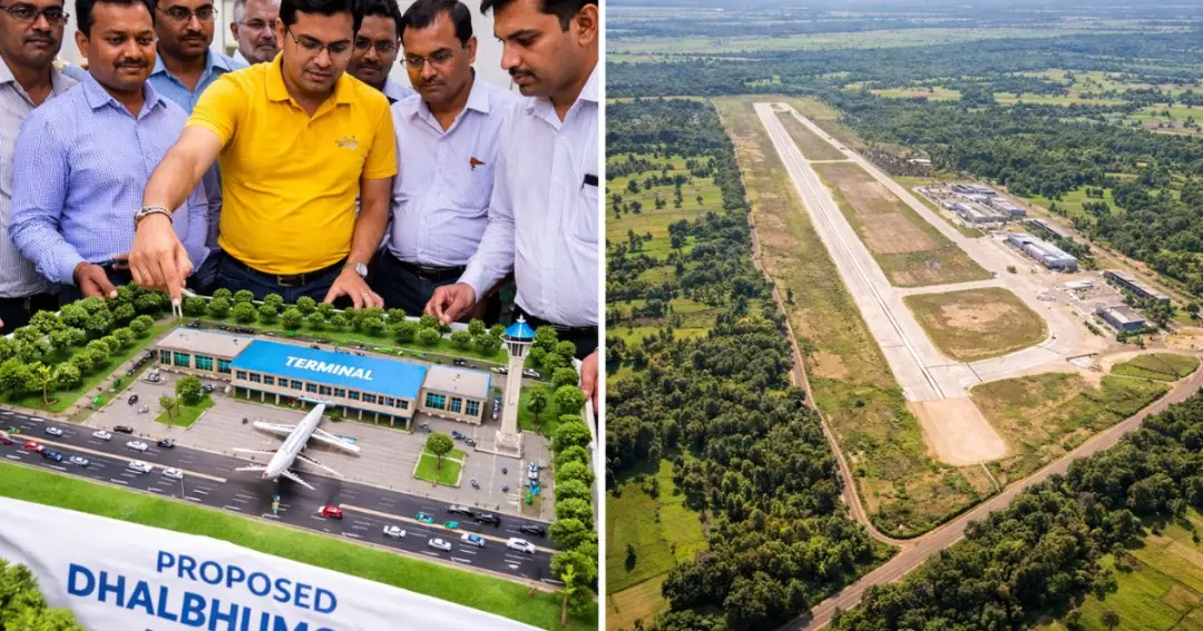 Chamber protests over delay in Dhalbhumgarh Airport धालभूमगढ़