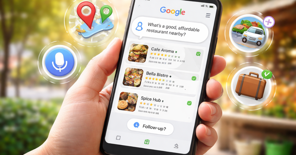 Google Maps में आया “Ask Maps” फीचर: अब रियल-टाइम जानकारी मिलेगी सवाल पूछकर