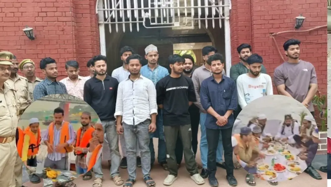 Iftar party on a boat in the Ganga case वाराणसी