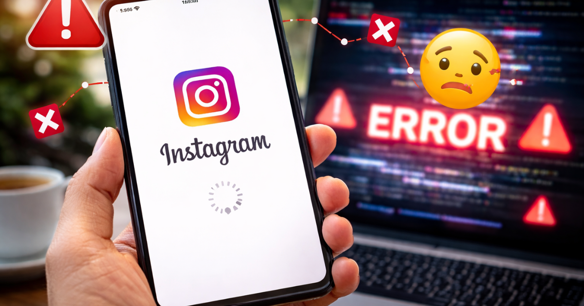 Instagram Down कई यूजर्स के लिए नहीं खुल रहा ऐप, लोडिंग और मैसेजिंग में आ रही दिक्कत