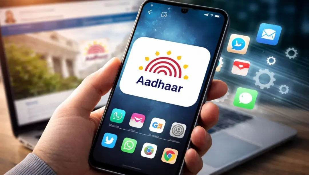 Is the Aadhaar app pre-installed on your smartphone