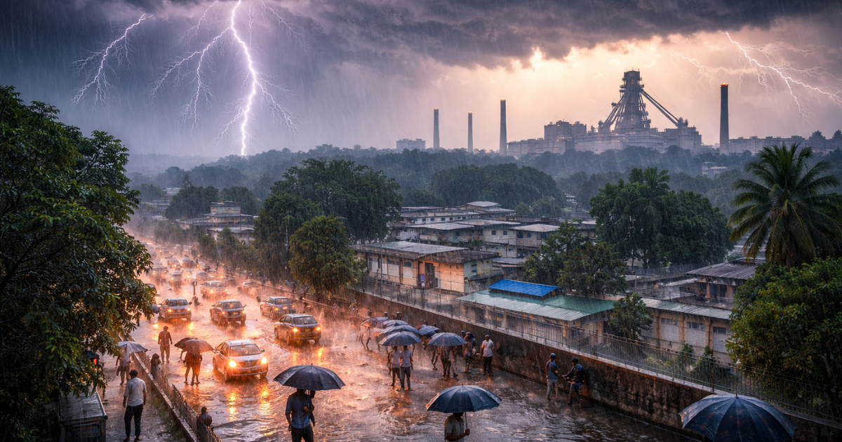 Jamshedpur Weather फिर गरज-चमक के साथ बारिश का अलर्ट, सोमवार को मौसम ने दिखाए कई रंग
