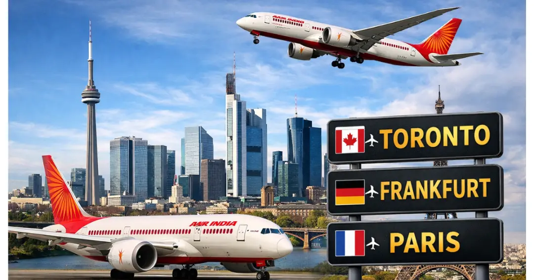 Middle East Crisis: Air India चलाएगी टोरंटो, फ्रैंकफर्ट और पेरिस के लिए स्पेशल फ्लाइट्स