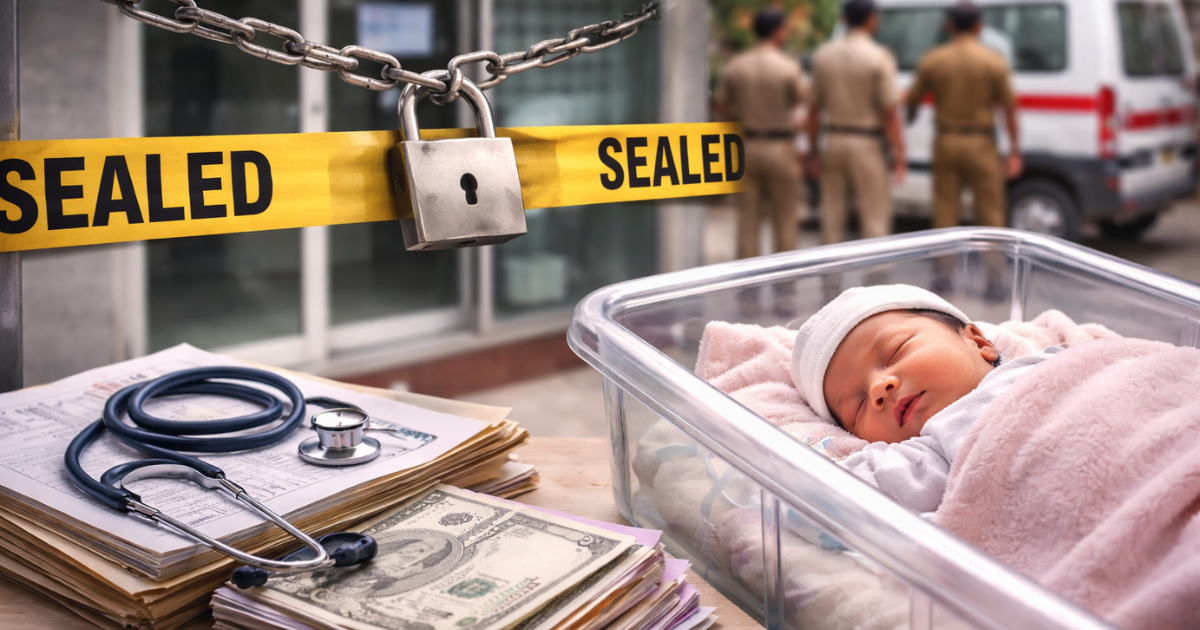 Noida Hospital Licence Cancelled: 5 दिन की बच्ची को बेचने की कोशिश, बड़ा खुलासा