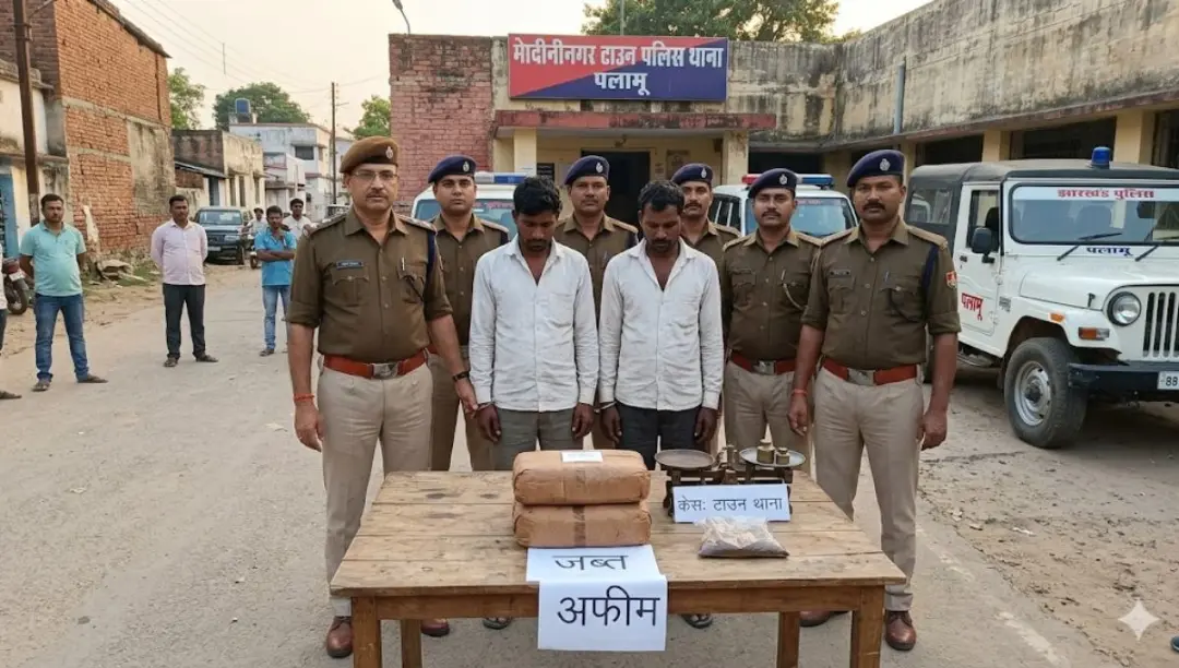 Opium smuggling racket busted पलामू