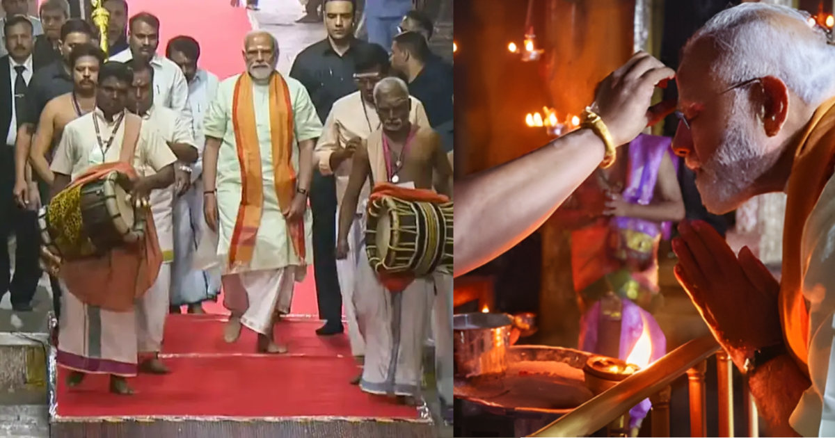 PM Modi ने तिरुप्परनकुंद्रम मंदिर में की पूजा-अर्चना, मदुरै दौरे में याद की मलेशिया यात्रा