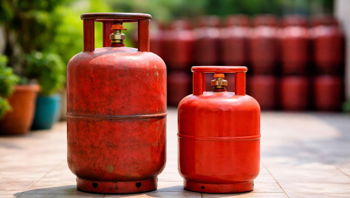 Preparations to provide 10kg domestic gas in a 14kg cylinder