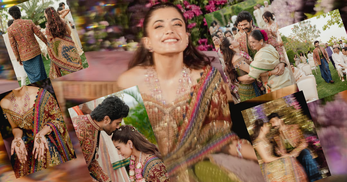 Rashmika और Vijay Mehendi Photos: रश्मिका मंदाना और विजय देवरकोंडा की मेहंदी सेरेमनी की तस्वीरें वायरल