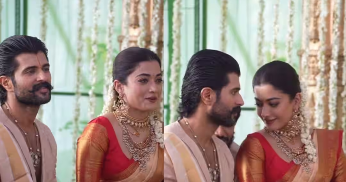 Rashmika Mandanna  पहुँची पति Vijay Deverakonda  के गांव, हुई पारंपरिक गृह-प्रवेश पूजा  डोली में स्वागत