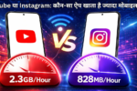 YouTube या Instagram: कौन-सा ऐप खाता है ज्यादा मोबाइल डेटा? जानिए पूरा सच