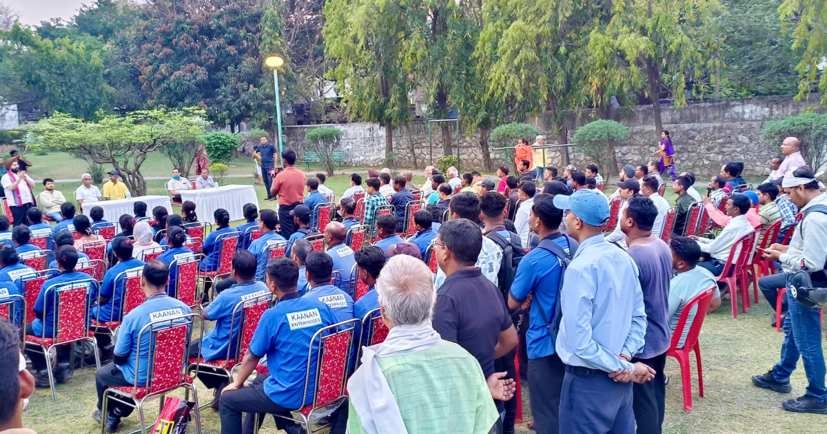 अखंड तिरंगा यात्रा को लेकर जनसंपर्क तेज, काले बोले- शहीदों को नमन का अवसर