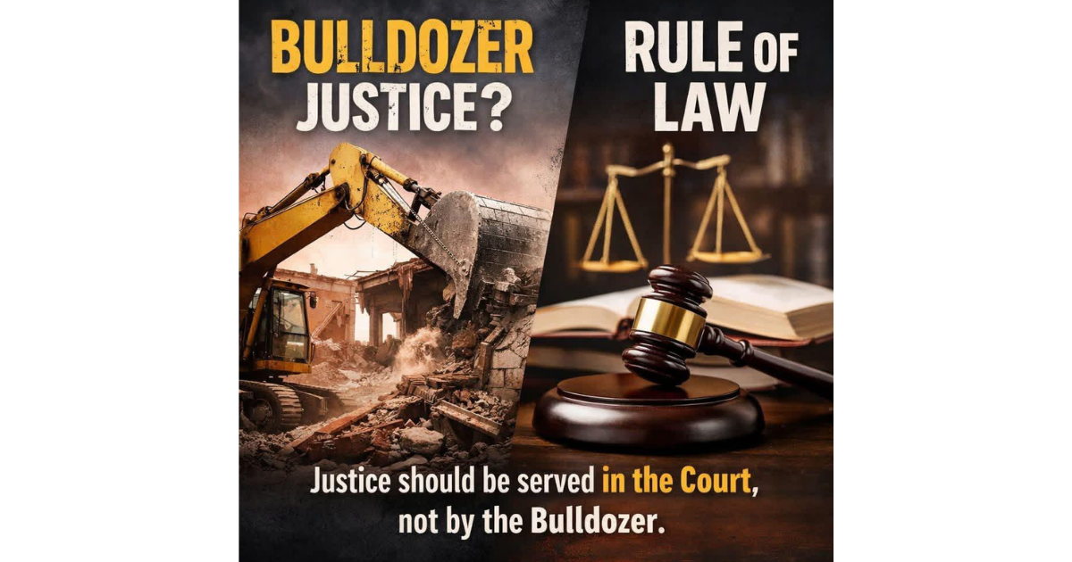 उत्तम नगर, नई दिल्ली घटना में बुलडोजर कार्रवाई पर उठे सवाल मानवाधिकार आयोग से जांच की मांग