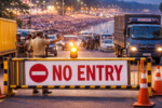 कल शाम तीन बजे से रात 11 बजे तक रहेगी नो एंट्री