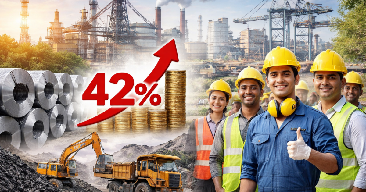 झारखंड के औद्योगिक विकास की रफ्तार बढ़ी, 42%  बढ़े श्रमिक