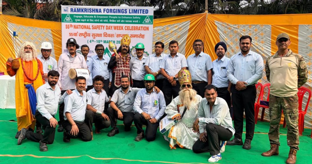 रामकृष्णा फोर्जिंग्स प्लांट-5 में 55वें राष्ट्रीय सुरक्षा सप्ताह का समापन 