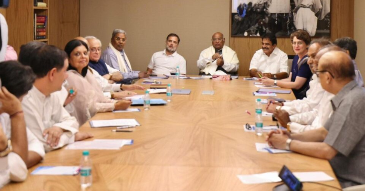 कांग्रेस कार्य समिति द्वारा पारित प्रस्ताव