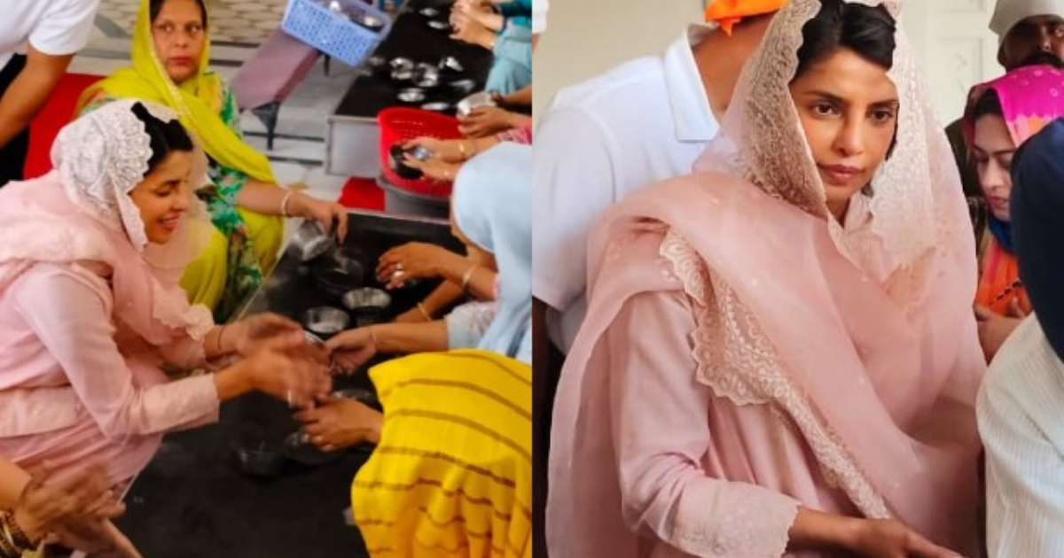 गोल्डन टेंपल में सेवा करती नजर आईं Priyanka Chopra, वीडियो देख भावुक हुए फैंस