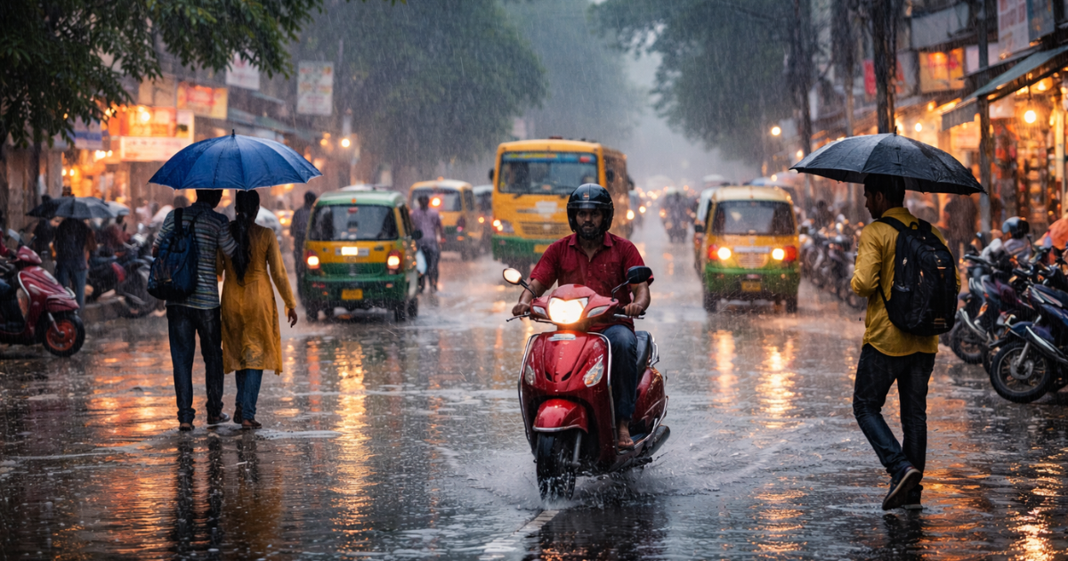 जमशेदपुर मौसम अपडेट: साइक्लोनिक सर्कुलेशन का असर, आज भी छिटपुट बारिश के आसार