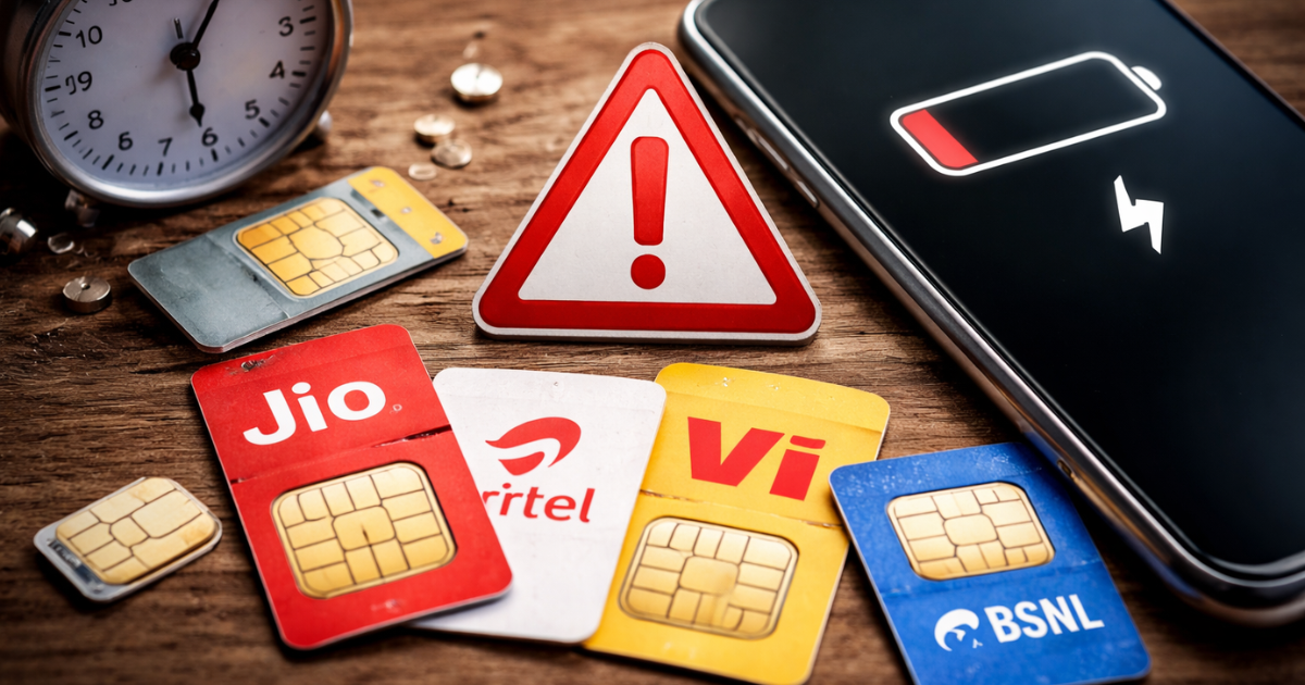 बिना रिचार्ज के कितने दिन तक चालू रहता है SIM? जानें पूरा नियम और जरूरी जानकारी