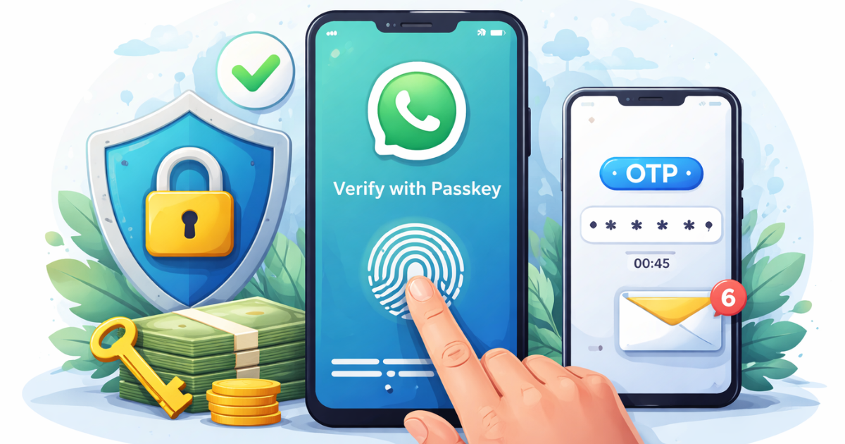 WhatsApp Passkey Feature OTP से ज्यादा सुरक्षित है नया लॉगिन सिस्टम, जानें कैसे करेगा काम