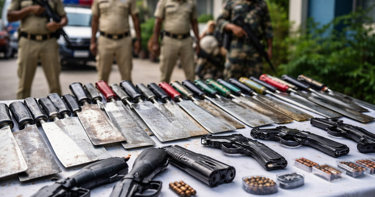 जमशेदपुर में चापड़ बिक्री पर सख्ती की तैयारी, बढ़ते हमलों पर पुलिस का बड़ा कदम