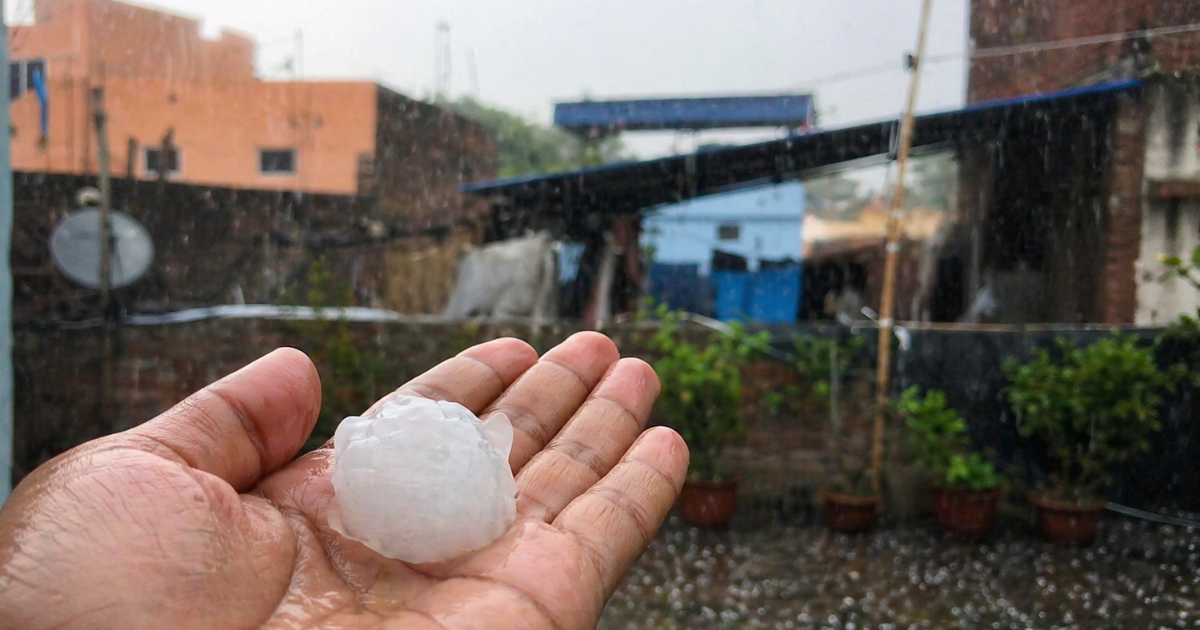 जमशेदपुर में मौसम का बदला मिजाज: तेज हवा, बारिश और ओलावृष्टि से गर्मी से राहत