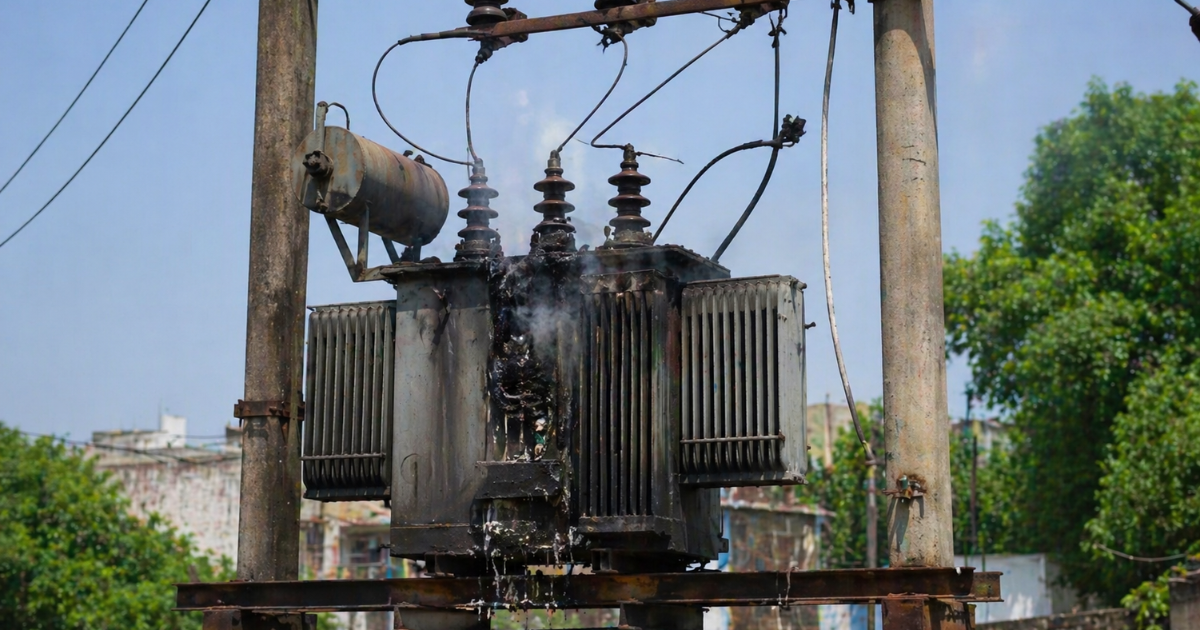 बिजली की डिमांड 50 फीसदी बढ़ी ओवरलोड से जल रहे ट्रांसफॉर्मर