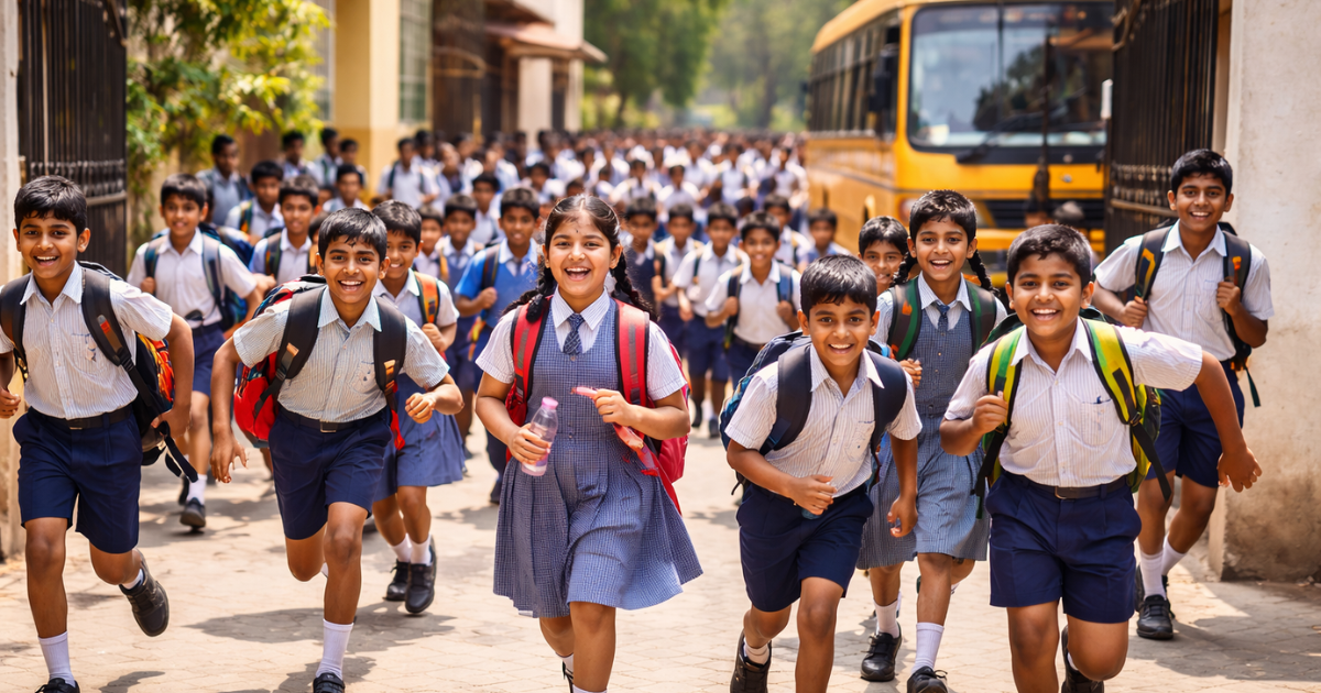 शहर में निजी स्कूलों का सोमवार से बदलेगा समय, 11.30 बजे तक छुट्टी