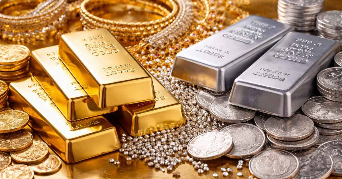 सोना-चांदी धड़ाम, जानिये आज का रेट