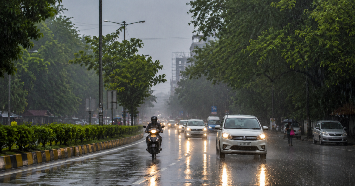 रांची, जमशेदपुर, गुमला और चतरा में तेज हवा संग हुई बारिश