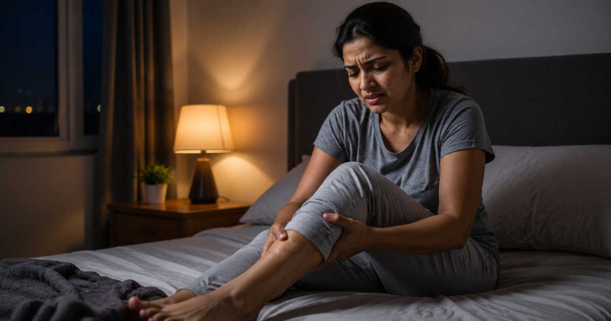 रात में पैरों में झनझनाहट और बेचैनी क्यों होती है? जानें Restless Legs Syndrome के लक्षण और कारण