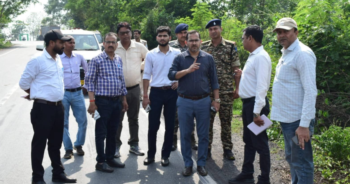 हाईकोर्ट के निर्देश पर उपायुक्त ने चालियामा स्टील प्लांट और दुर्घटना संभावित क्षेत्रों का किया निरीक्षण