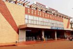A three-storey building constructed at the Burmamines end of Tatanagar station