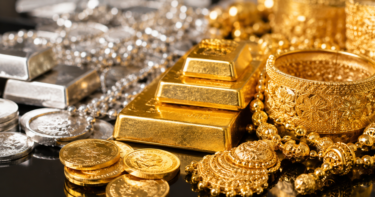 Gold Price : डॉलर में मजबूती से सोना-चांदी लुढ़के, दोनों धातुओं में एक फीसदी से ज्यादा गिरावट