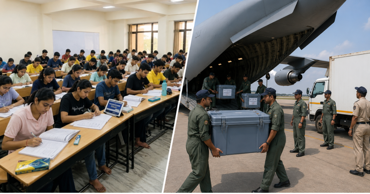 NEET Re-Exam 2026: री-टेस्ट के लिए सरकार की बड़ी तैयारी, IAF की मदद से पहुंचाए जा सकते हैं पेपर