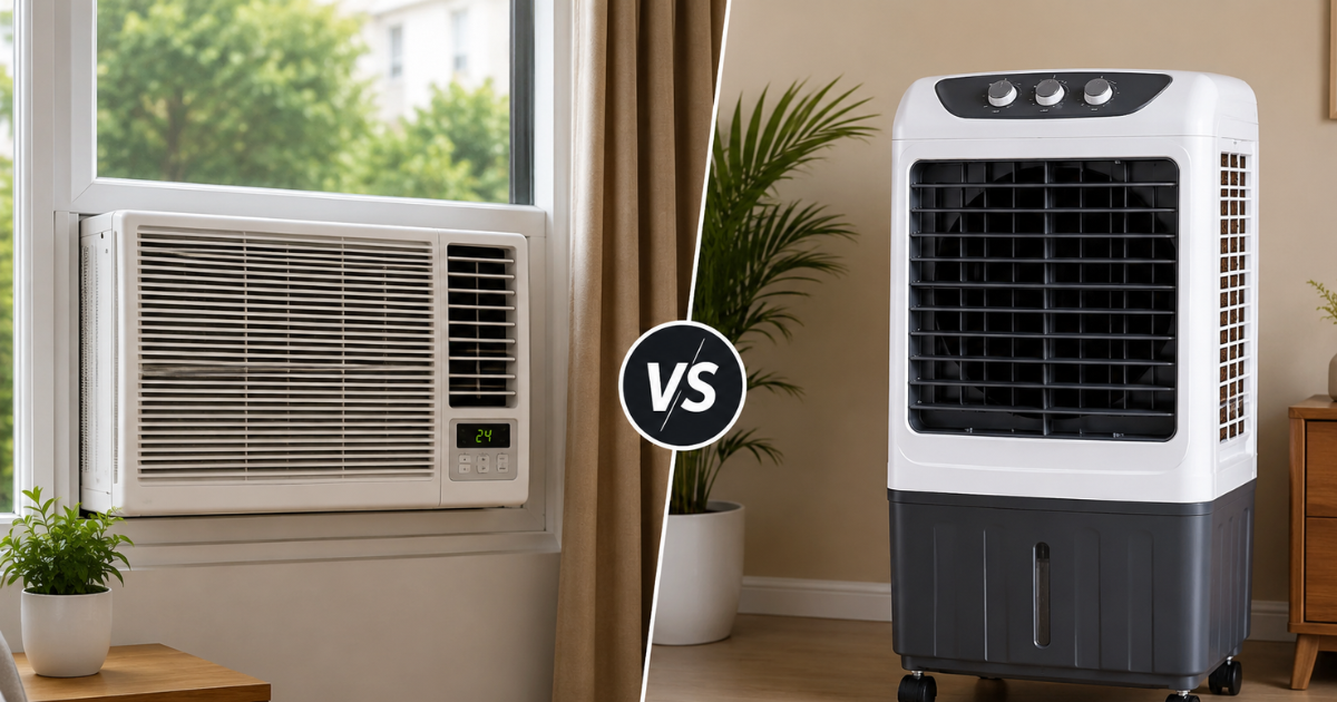 Window AC vs Desert Air Cooler: गर्मी में कौन है बेहतर ऑप्शन? जानिए कीमत, बिजली खर्च और कूलिंग का पूरा फर्क
