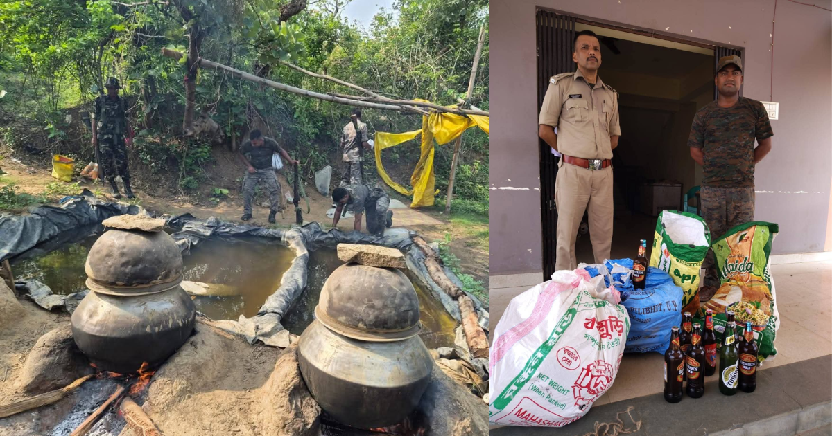 अवैध शराब के खिलाफ उत्पाद विभाग की बड़ी कार्रवाई, भारी मात्रा में बीयर जब्त, दो चुलाई अड्डे ध्वस्त