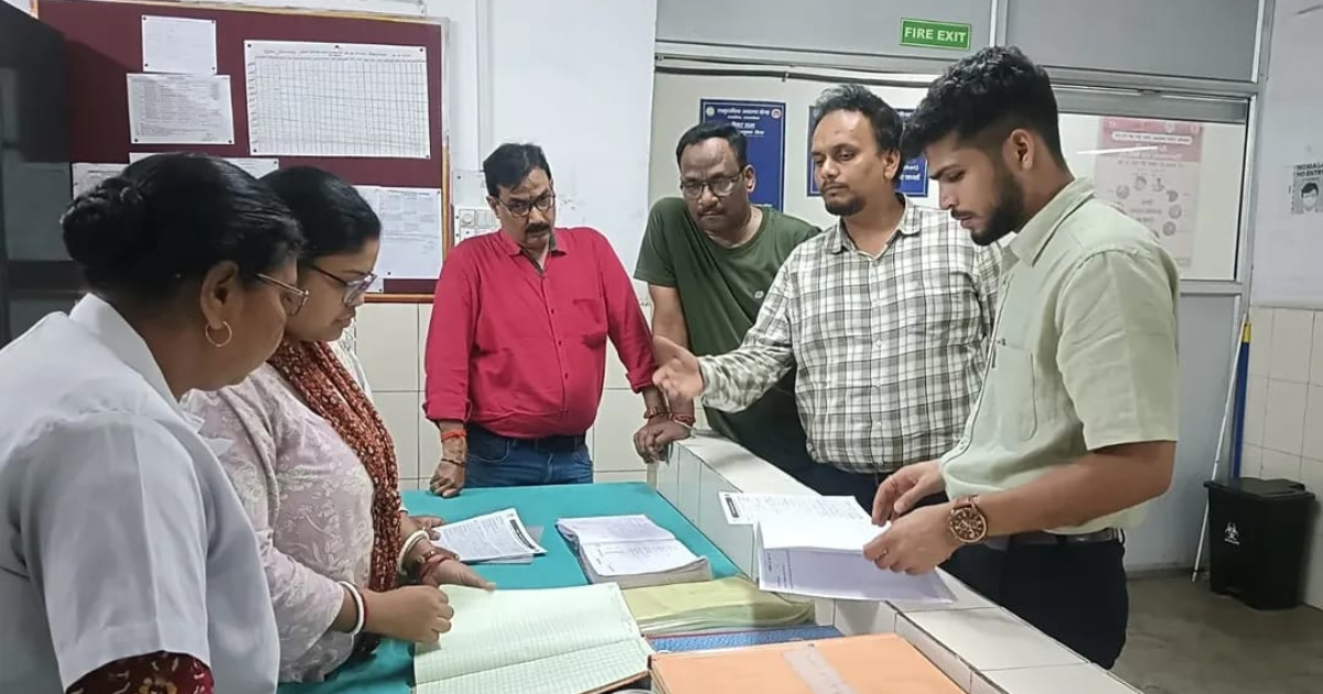गम्हरिया सामुदायिक स्वास्थ्य केंद्र का औचक निरीक्षण, स्वास्थ्य सेवाओं को और सुदृढ़ बनाने के निर्देश