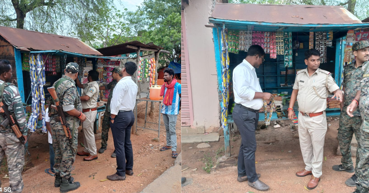 चक्रधरपुर, टोंटो व तांतनगर में COTPA के तहत छापेमारी: तंबाकू बिक्री पर कार्रवाई, कई दुकानदारों पर जुर्माना