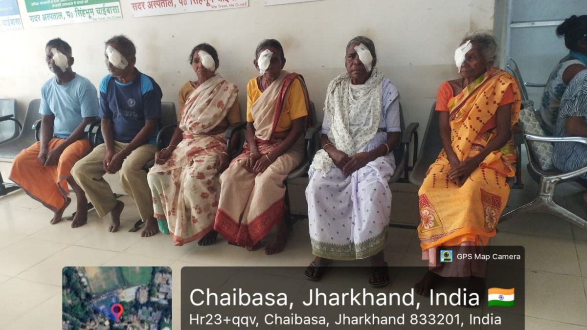 Cataract Patients at Chaibasa Sadar Hospital Regain Their Sight