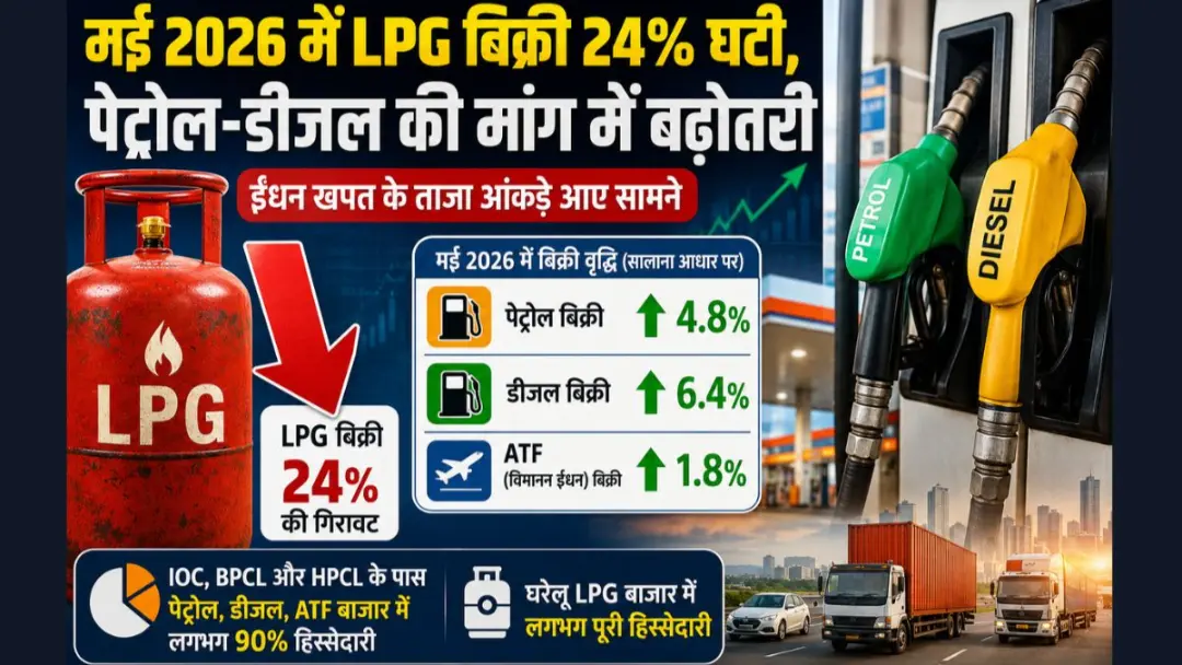 LPG Sales Down 24% in May 2026