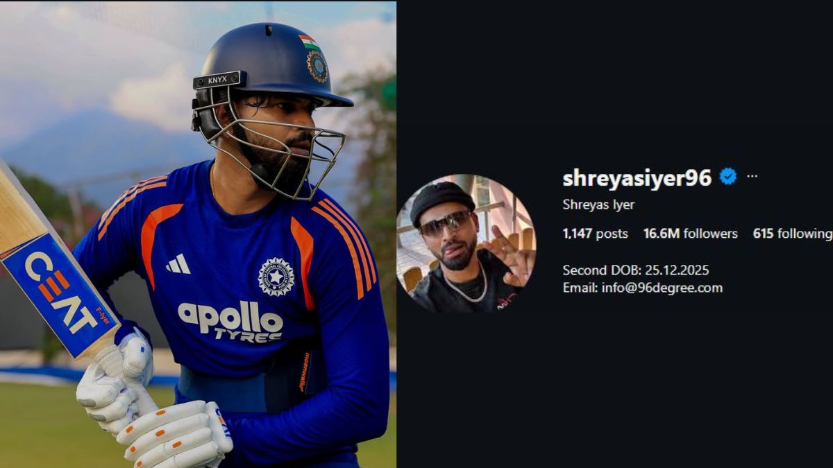Shreyas Iyer Instagram Bio