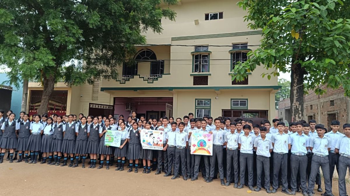 Students at Xavier Public School raised their voices against substance abuse