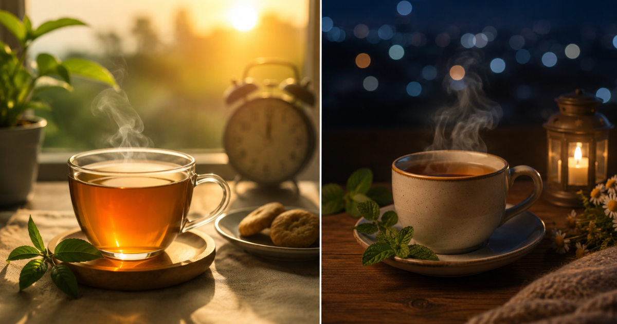 Morning Tea vs Evening Tea: सेहत के लिए कौन सी चाय ज्यादा फायदेमंद? जानिए सही समय और हेल्थ एक्सपर्ट्स की राय