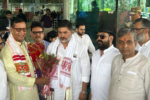 Rajya Sabha Election Jharkhand: कांग्रेस प्रत्याशी प्रणव झा का रांची एयरपोर्ट पर भव्य स्वागत, नेताओं ने दिखाई एकजुटता
