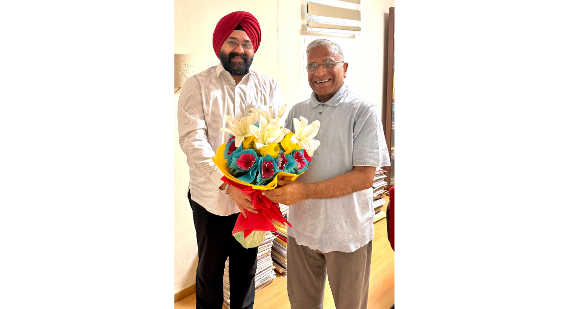 दिल्ली दौरे पर भाजपा प्रवक्ता अमरप्रीत सिंह काले ने राज्यसभा उपसभापति हरिवंश से की मुलाकात, प्राप्त किया मार्गदर्शन