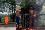 पारिवारिक विवाद से परेशान बुजुर्ग ने खुद को लगाई आग, युवक की बहादुरी से बची जान
