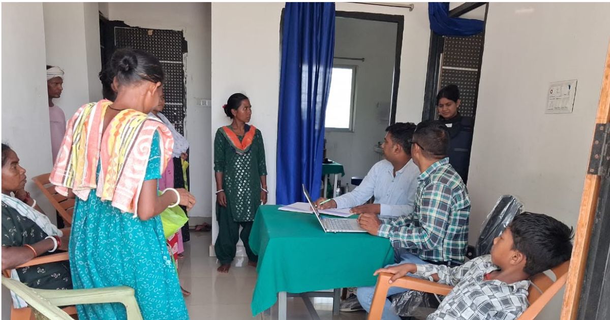सिंदरी AAM सेंटर में आयुष्मान आरोग्य शिविर आयोजित, 325 लोगों की टीबी स्क्रीनिंग