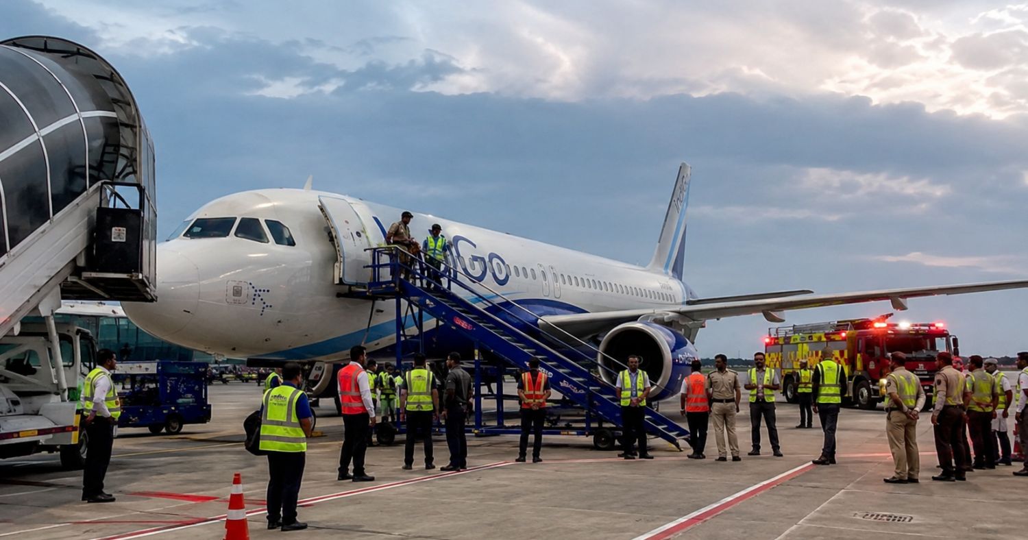 इंडिगो फ्लाइट में बम की धमकी से हड़कंप, उड़ान से पहले यात्रियों को सुरक्षित निकाला गया