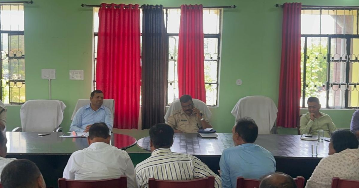 मोहर्रम को लेकर चांडिल में शांति समिति की बैठक, सौहार्दपूर्ण माहौल में पर्व मनाने की अपील